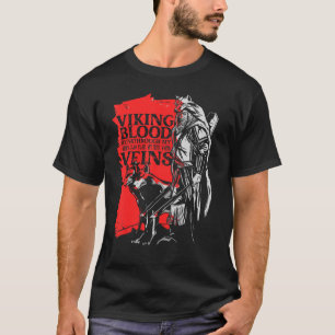 Nordische Mythologie Nordisches Viking Blut fließt T-Shirt