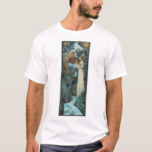 Nordische Prinzkunst Maxfield Parrish Style Prin T-Shirt