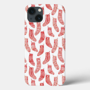 Nordische Strumpf Red White Case-Mate iPhone Hülle
