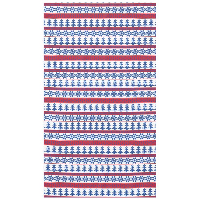 Nordische Weihnachtsbäume Tischdecke (Vorderseite)