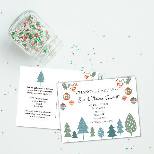 Nordische Weihnachtsfeiertage Adressierung Skandin Postkarte