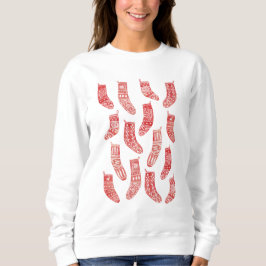 Nordische WeihnachtsStrümpfe Sweatshirt