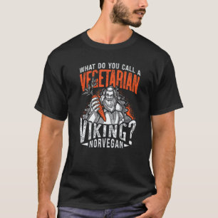 Nordische Wikinger-Mythologie Veganer Wortwitz für T-Shirt