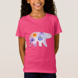 Nördischer Bär in Aquarell T-Shirt