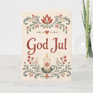 Nordischer Gott Jul Norwegisches Weihnachten