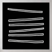 Nordischer minimalistischer Schwarz-Weiß-Abstrakte