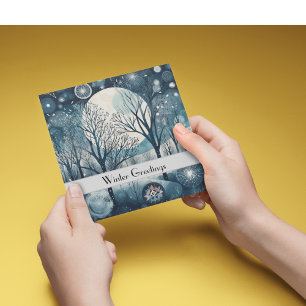 Nordischer Moonlit-Wald, kundenspezifisch