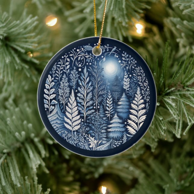 Nordischer Schmuck Keramik Ornament (Baum)