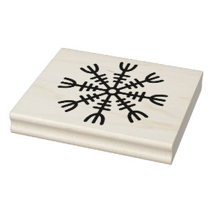 Nordischer Wikinger Helm des Awe-Design-Stempels Gummistempel