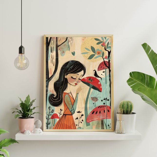 Nordisches Abstraktes geometrisches Poster 12x18 (Von Creator hochgeladen)