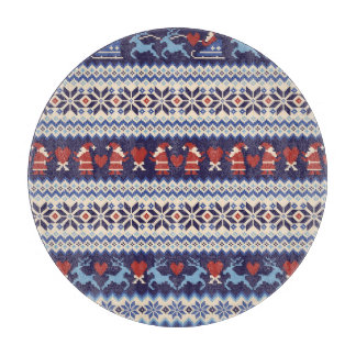 Nordisches Muster: Charming Illustration Schneidebrett