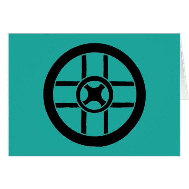 Nordisches Symbol: Rad-Kreuz (Vorderseite (Horizontal))