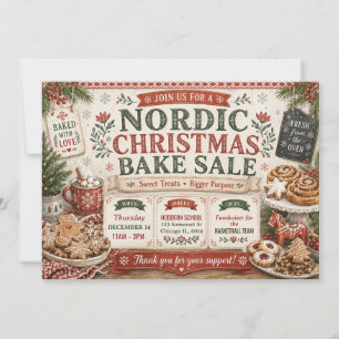 Nordisches Weihnachtsgebäck Skandinavisches Weihna Einladung