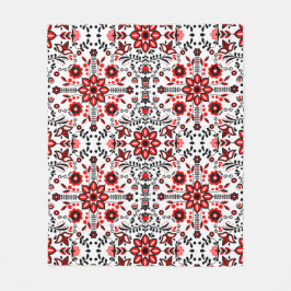 Nordisches Winterskandinavisches Muster Fleecedecke