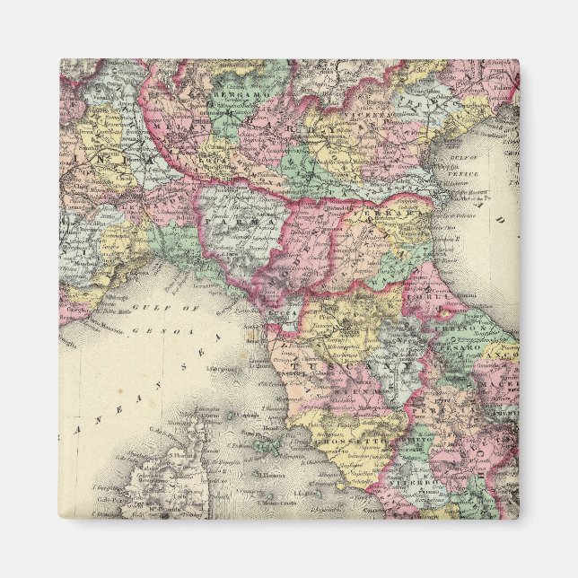 Norditalien Magnet (Vorne)