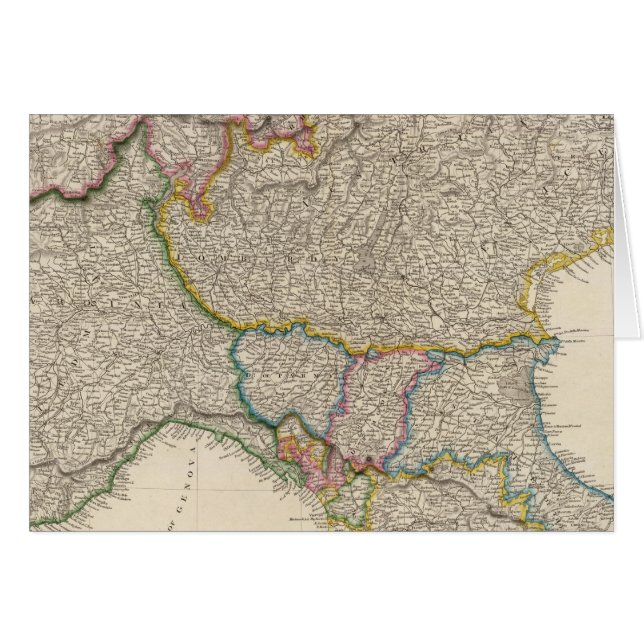 Norditalien mit Sardinien (Vorderseite (Horizontal))