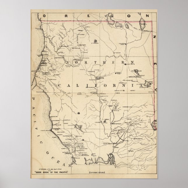 Nordkalifornien Poster (Vorne)