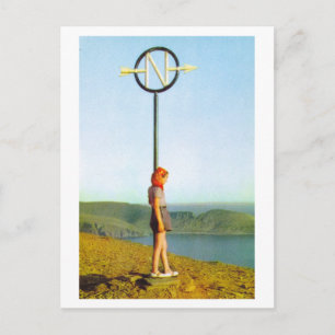 Nordkap, nördlichster Punkt des europäischen Festl Postkarte