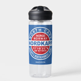 NORDKAPP Norwegen Individuelle Name Trinkflasche