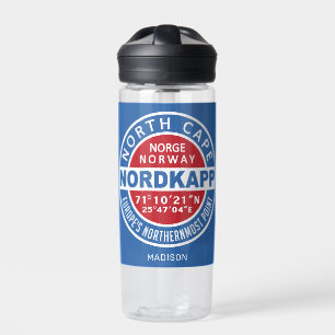 NORDKAPP Norwegen Individuelle Name Trinkflasche