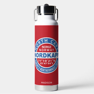 NORDKAPP Norwegen Individuelle Name Trinkflasche