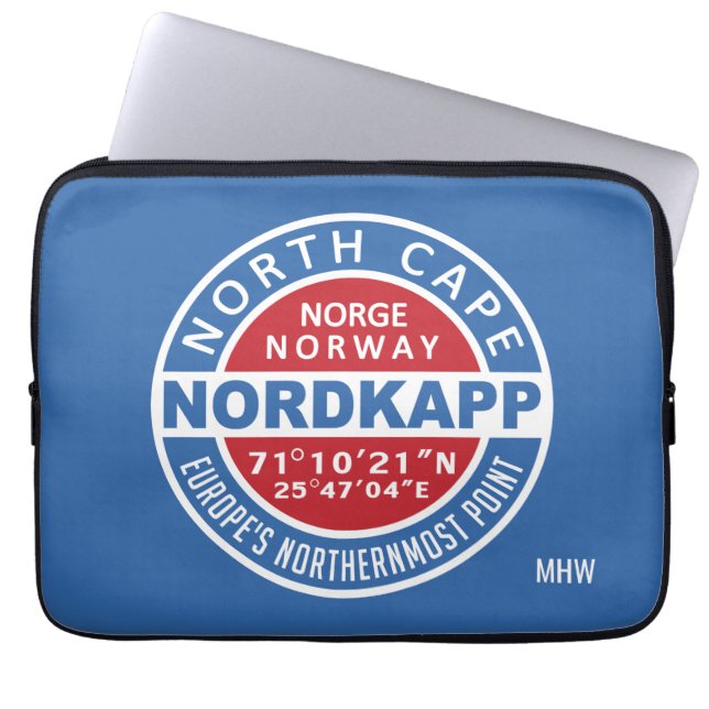 NORDKAPP Norwegen - kundenspezifische Laptop-Lapto Laptopschutzhülle (Vorderseite)