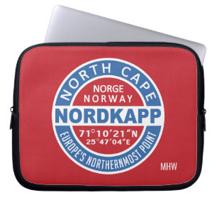 NORDKAPP Norwegen - kundenspezifische Laptop-Lapto Laptopschutzhülle