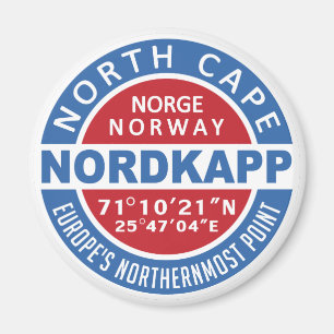 NORDKAPP Norwegen-Magnet Magnet