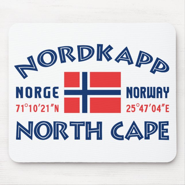 NORDKAPP Norwegen Mousepad (Vorne)