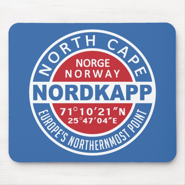 NORDKAPP Norwegen Mousepad (Vorne)