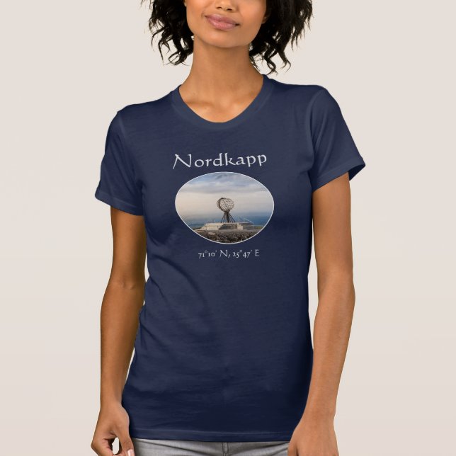 Nordkapp Norwegen T-Shirt (Vorderseite)