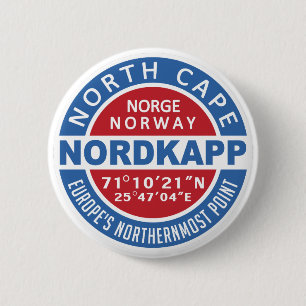 NORDKAPP Norwegen-Tasten Button