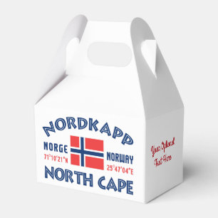 NORDKAPP Norwegen Zollfavorisierungsbox Geschenkschachtel