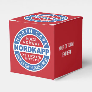 NORDKAPP Norwegen Zollfavorisierungsbox Geschenkschachtel