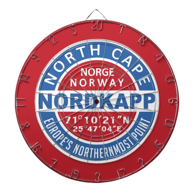 NORDKAPP Norwegische Dartscheibe (vorne)