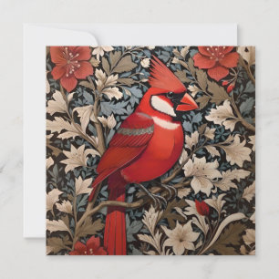 Nordkardinal-Vogel William Morris Inspiriert