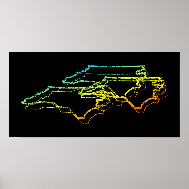 NORDKAROLINA POSTER (Vorne)