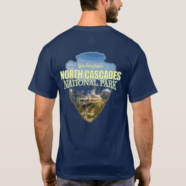 Nordkaskaden NP (Pfeilspitzen) T-Shirt (Rückseite)