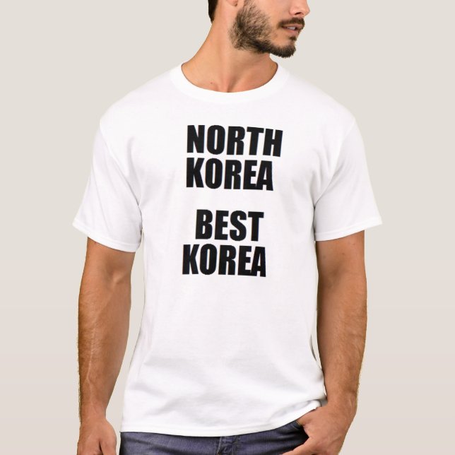 NORDKOREA, BESTES KOREA T-Shirt (Vorderseite)