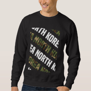 Nordkorea Camouflage Muster Green Camouflage Sweatshirt