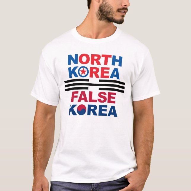 Nordkorea | Falsches Korea T-Shirt (Vorderseite)