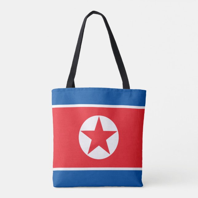 Nordkorea-Flagge (Rückseite)