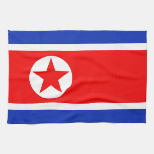 Nordkorea-Flagge Küchentuch