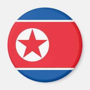 Nordkorea-Flagge Magnet