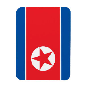 Nordkorea-Flagge Magnet