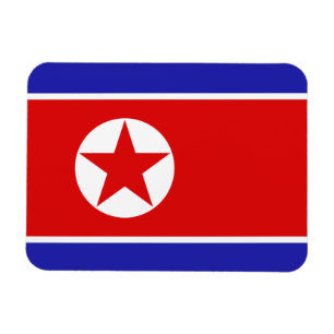 Nordkorea-Flagge Magnet