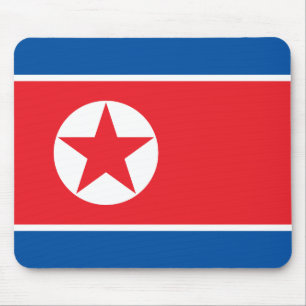 Nordkorea-Flagge Mousepad