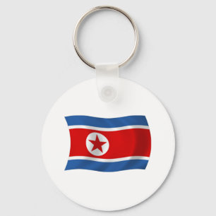 Nordkorea-Flagge Schlüsselanhänger