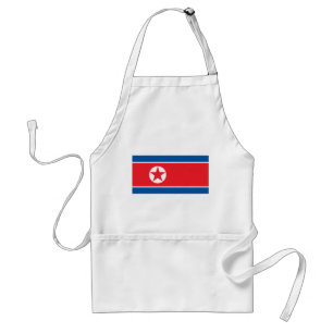 Nordkorea-Flagge Schürze