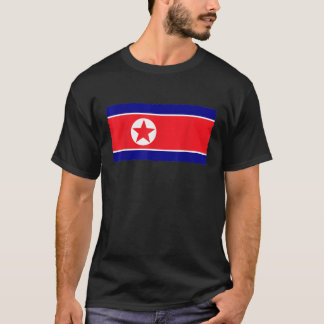 Nordkorea Flagge T Shirt erschüttert